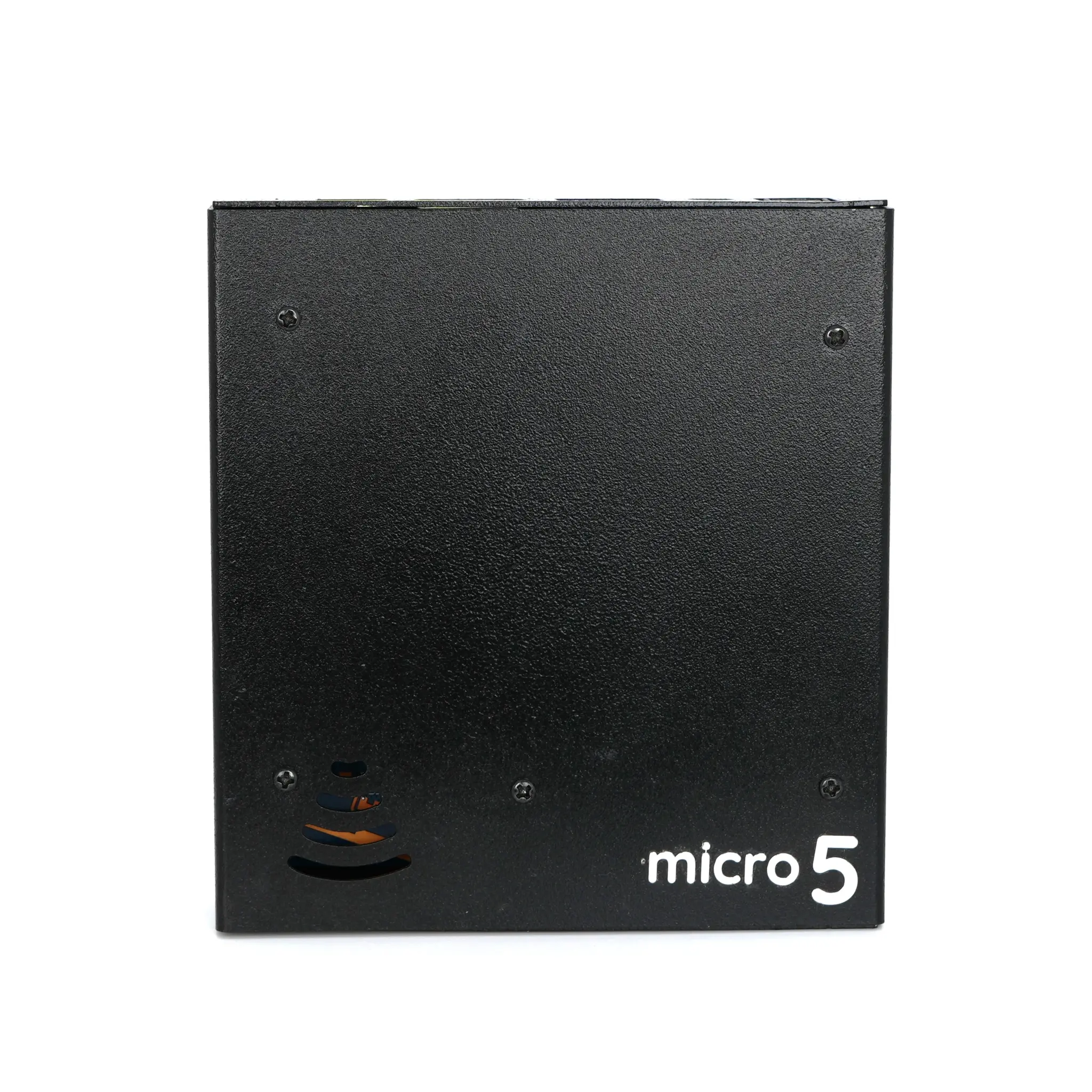 Thinvent® Micro 5R Thin Client, ARM® Cortex A53 processor (4 core, up to 2.0 GHz), 2GB Onboard RAM, 16GB eMMC Storage, 5V 2A Adapter, WiFi 6 and Bluetooth, Thinux™ Embedded Linux | 5 Micro 5R Top View view